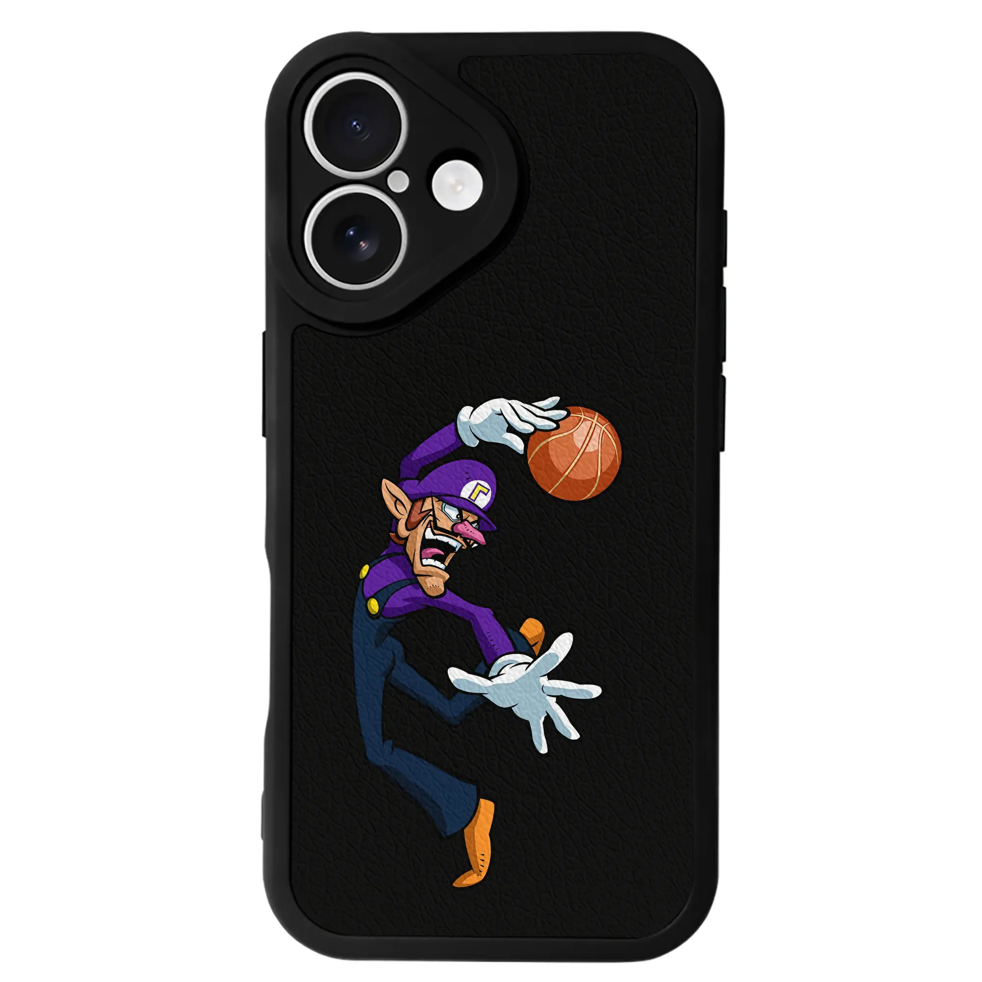 マリオ グッズ ワルイージ - IPhone 16シリーズ対応 ・ シリコンスマホケース ・ レザー調 ・ 高精度フィット ・ 耐衝撃 ・ ワイヤレス充電対応 ・ 精密カット